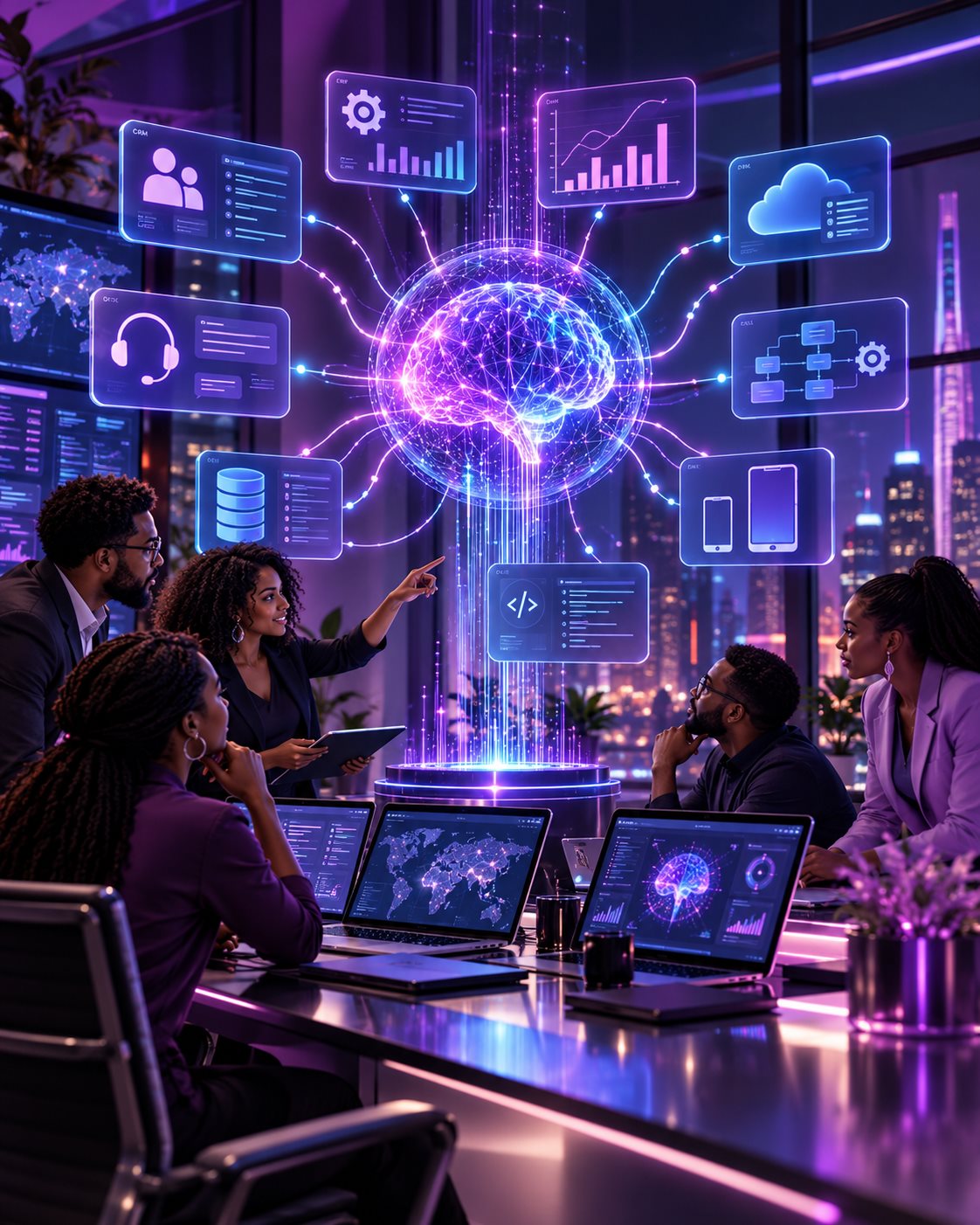 Connected digital systems and integration architecture