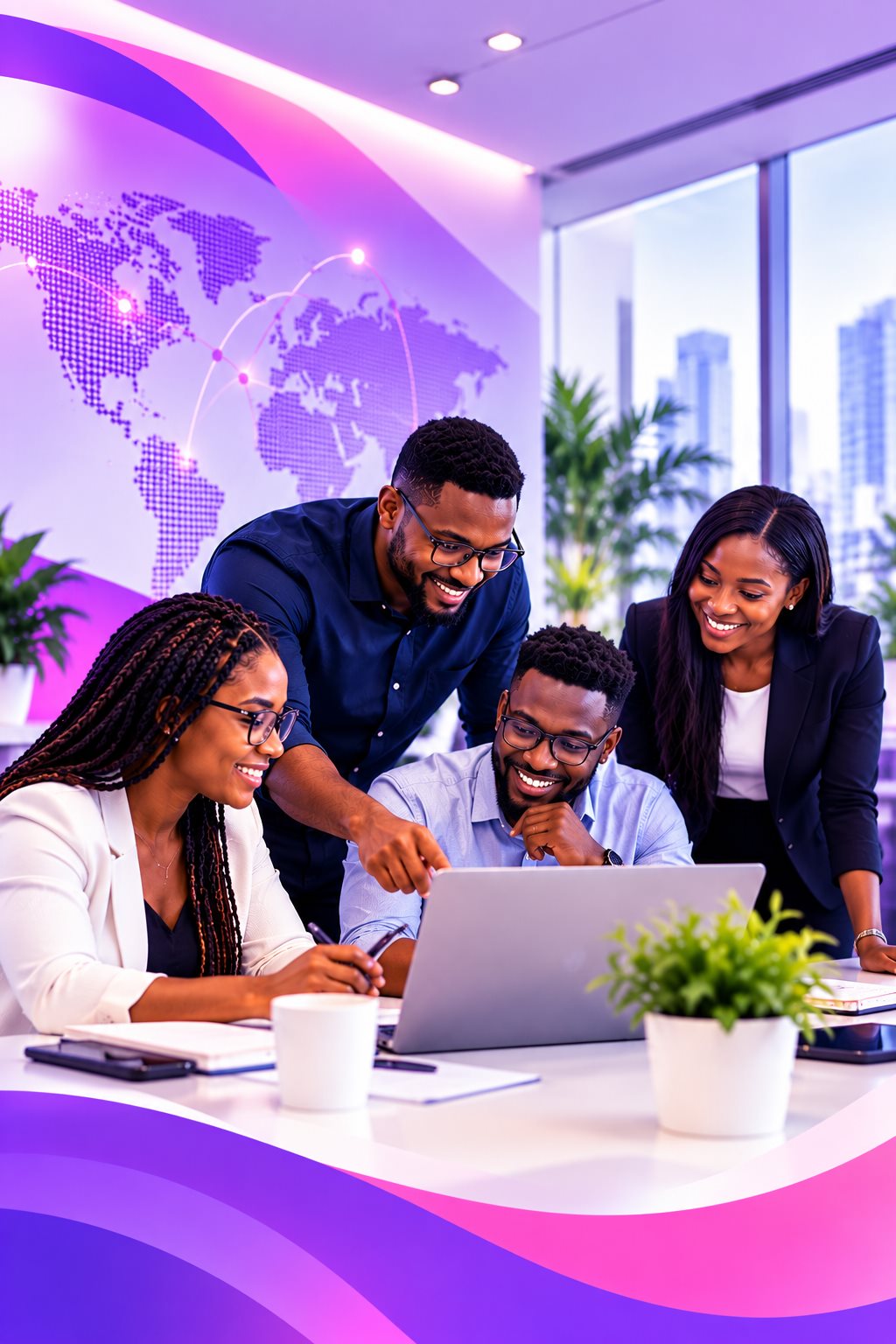 Technology team shaping a custom software solution