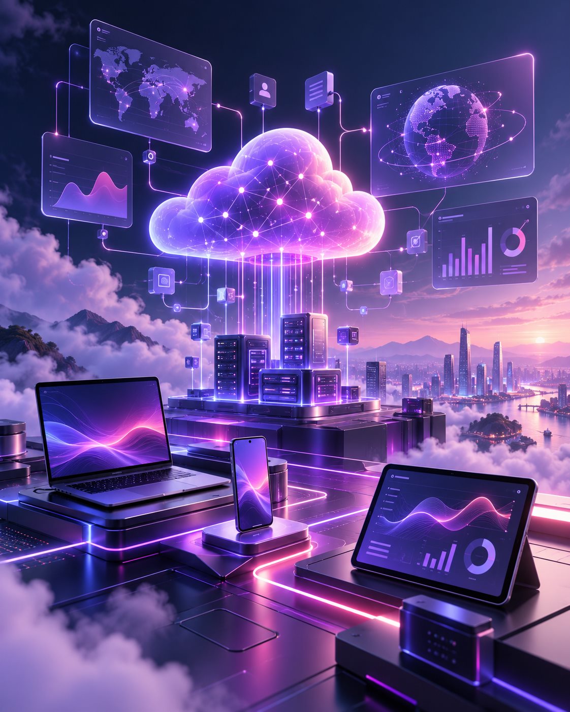 Cloud-connected business technology solutions